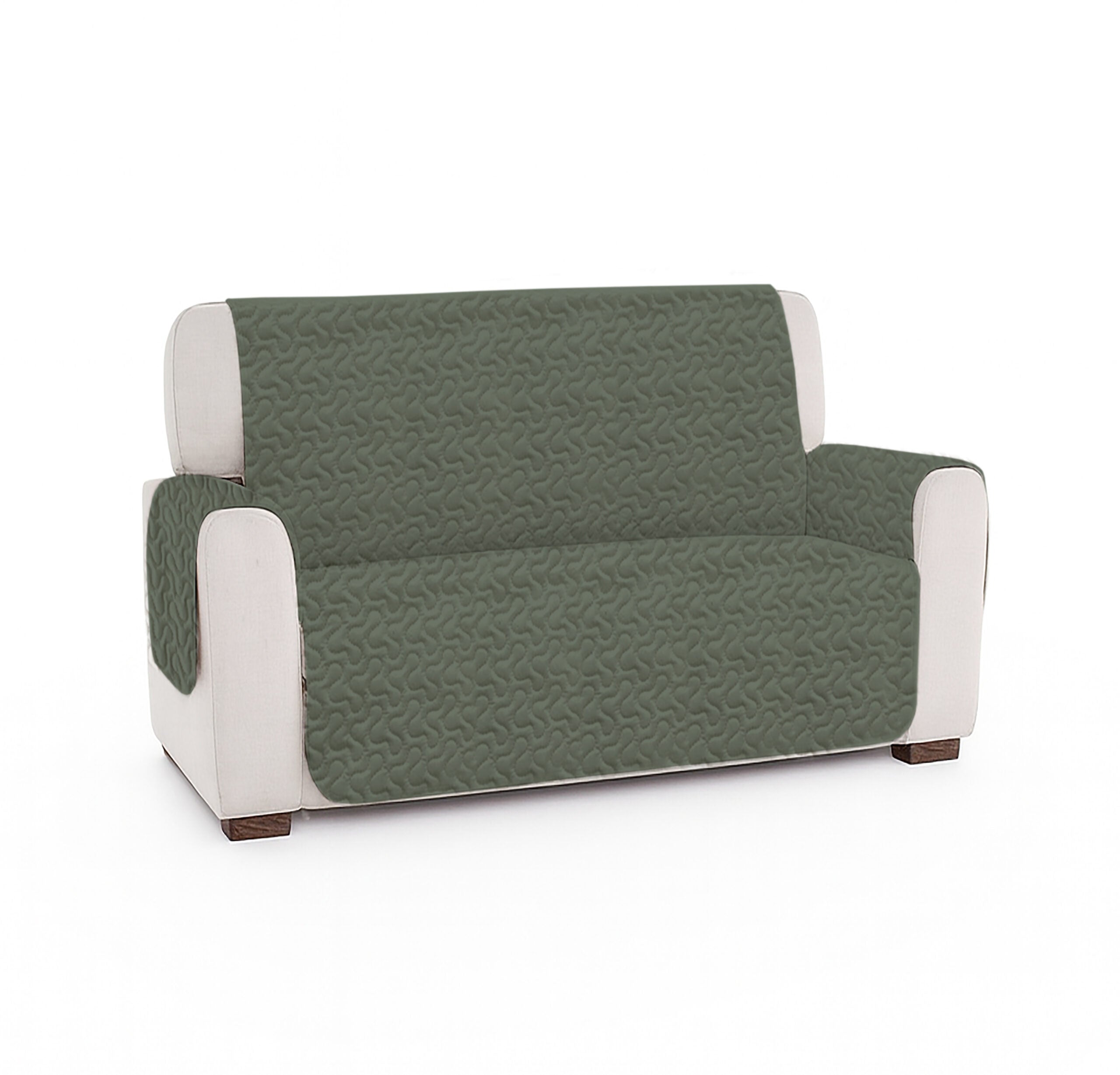 Cuvertura matlasata canapea 2 locuri doua fețe - LIGHT STEEL GRAY